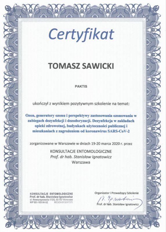 Certyfikat 3